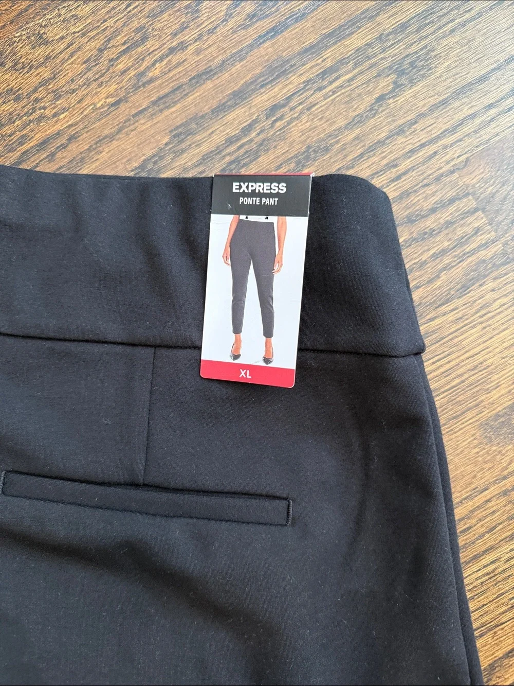 Black XL woman’s express Ponte Dress Pants slacks spandex